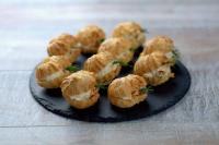 Профитроли с творожной начинкой